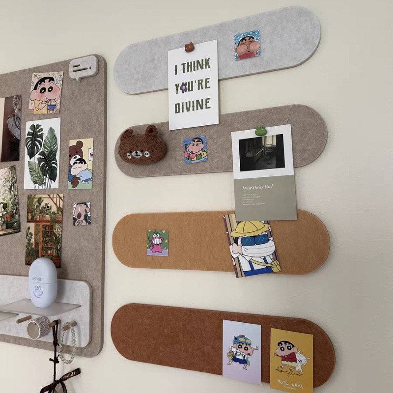 Bulletin Board Cork - Ins-Style Photo Wall Felt Board, Self-Adhesive