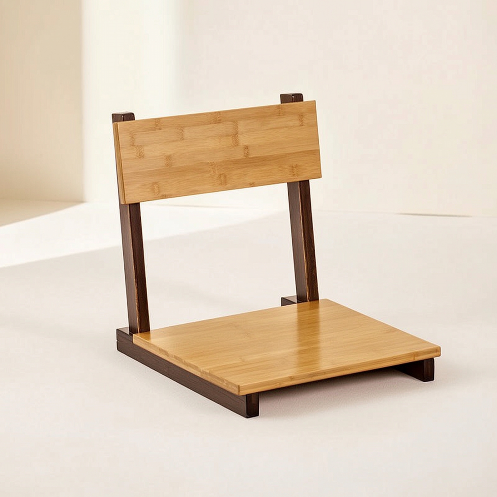 Furniture Chairs For Office - Bamboo Folding Floor Chair with Backrest