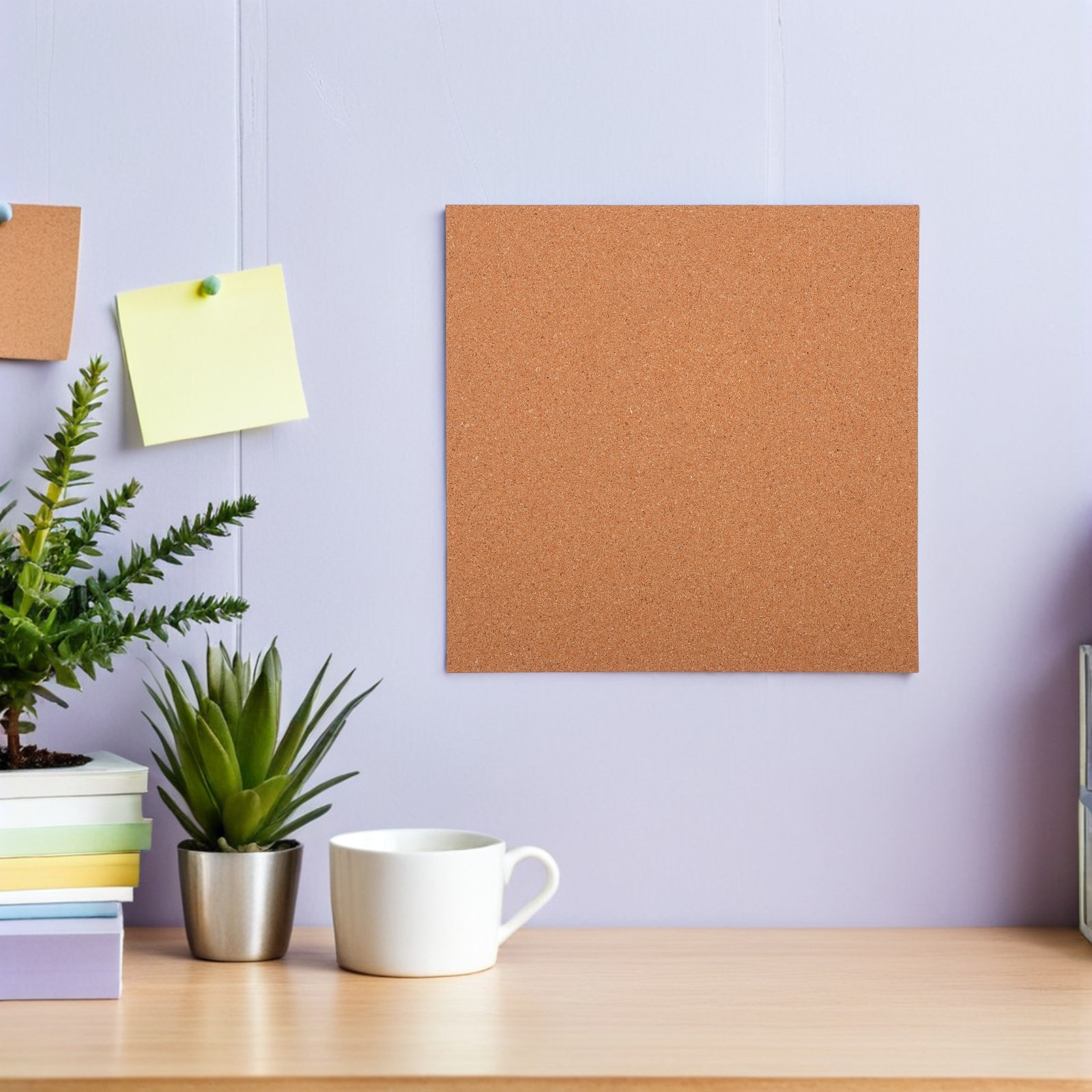 Bulletin Board Cork - 5 Sheets Cork Board Roll Decorative