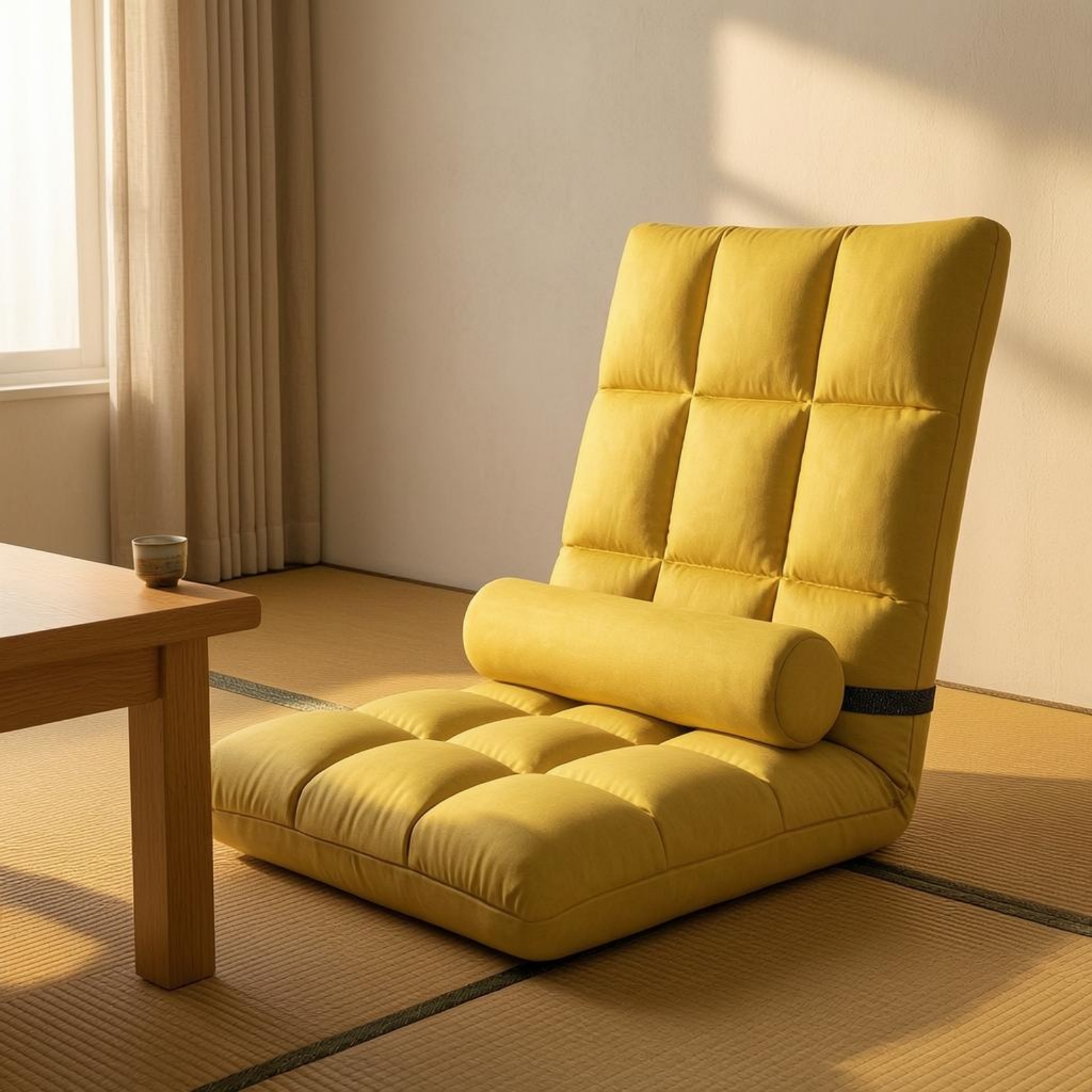 Padded Floor Lounge Chair Quil - Furniture Chairs For Office 리뷰 및 가격