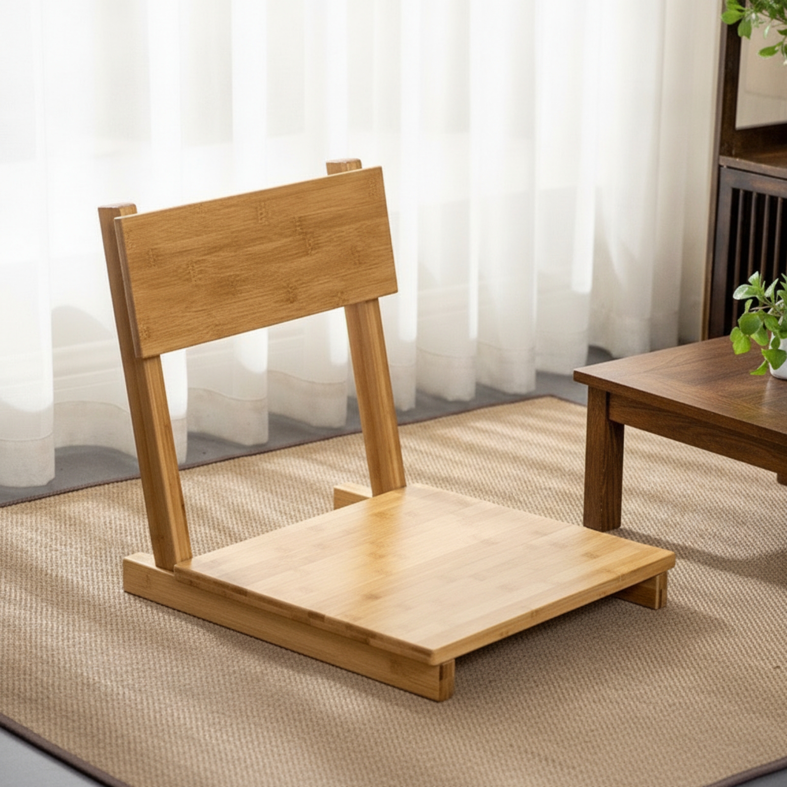 Bamboo Folding Floor Chair wit - Furniture Chairs For Office 리뷰 및 가격
