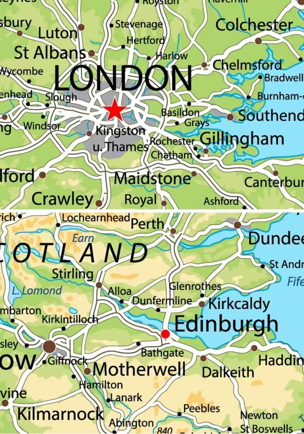 Large HD UK Map Posters Prints - Office Furniture Uk 리뷰 및 가격