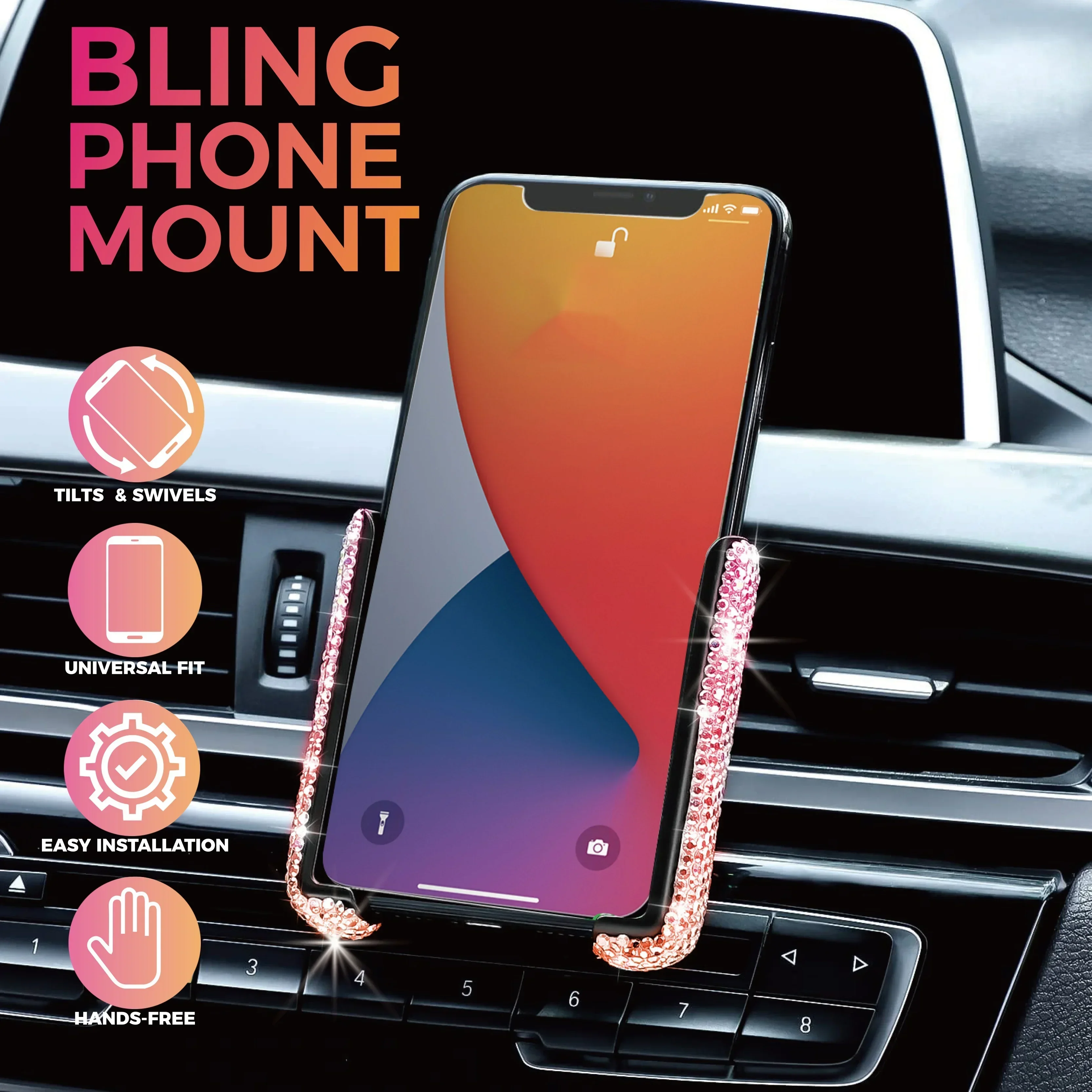 NEW Car Phone Holder Diamond C - Mobile Pedestal Cabinet 리뷰 및 가격