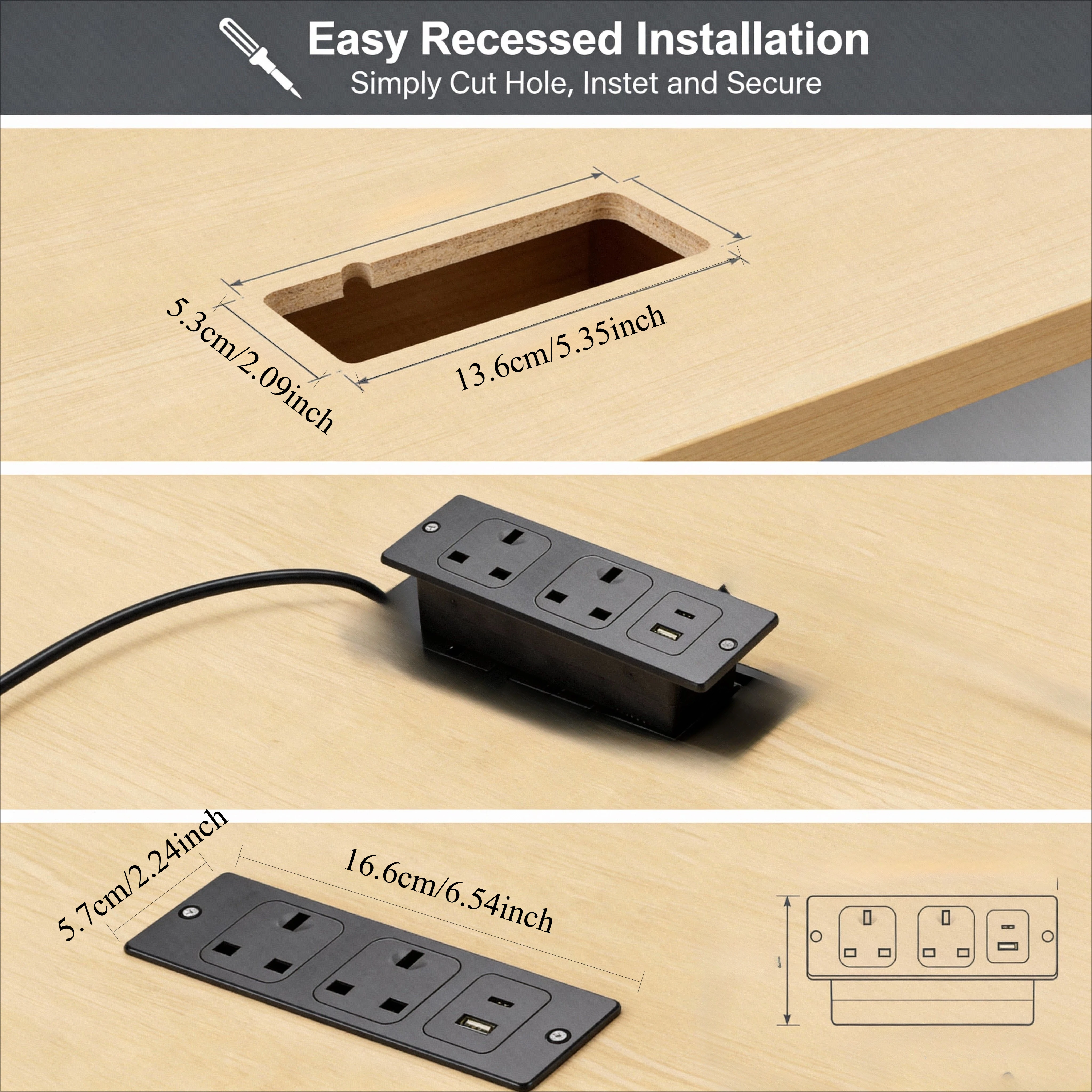UK Embedded Table Hidden Socke - Office Furniture Uk 리뷰 및 가격