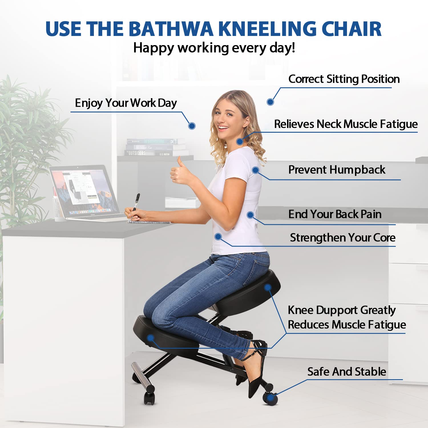 Kneeling Chair Ergonomic for O - Furniture Chairs For Office 리뷰 및 가격