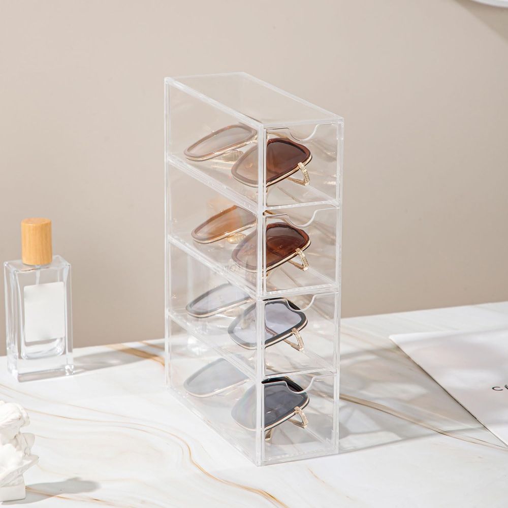 Sunglass Storage Box, Acrylic  - Drawer Organizer Tray 리뷰 및 가격
