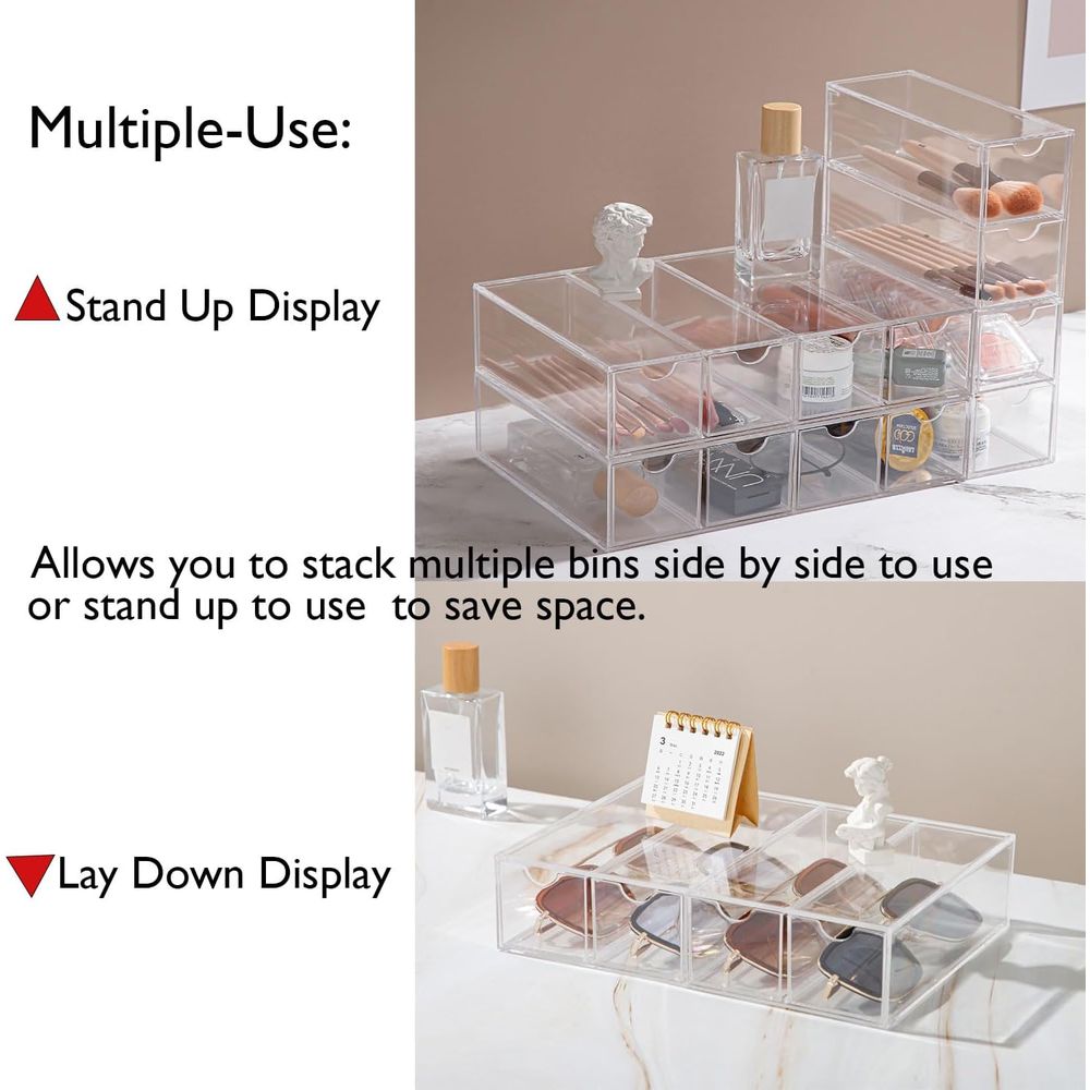Sunglass Storage Box, Acrylic  - Drawer Organizer Tray 리뷰 및 가격