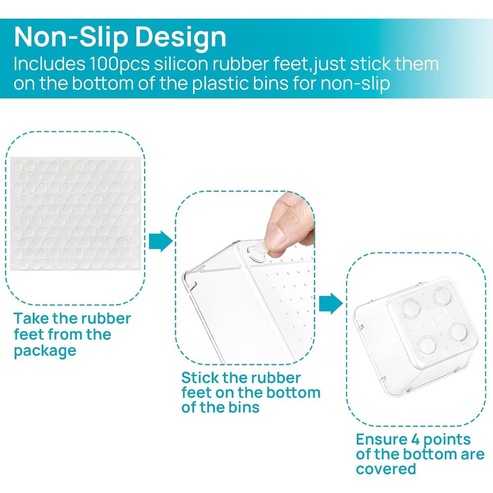 25 PCS Clear Plastic Drawer Or - Drawer Organizer Tray 리뷰 및 가격