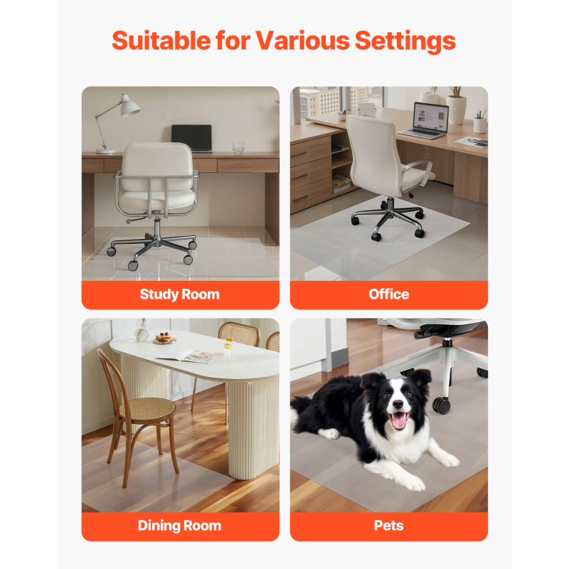 Chair Mat 36 X 48-inch Transpa - Chair Mat Hard Floor 리뷰 및 가격