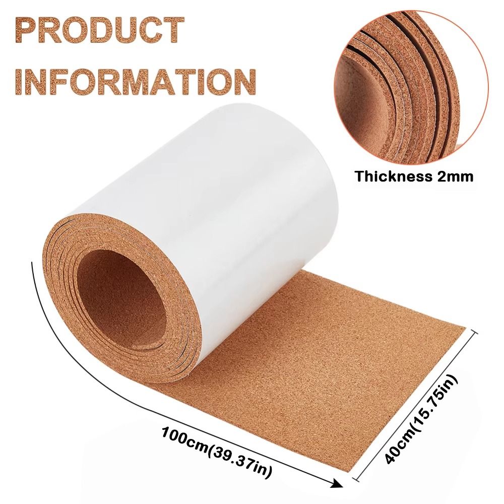 1m Self-Adhesive Cork Roll 2mm - Bulletin Board Cork 리뷰 및 가격