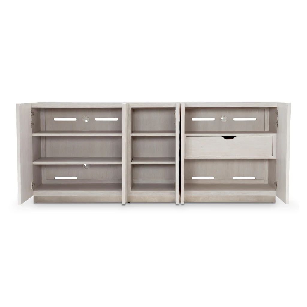 ^Modern White Wavy Textured TV - Office Furniture Credenza 리뷰 및 가격