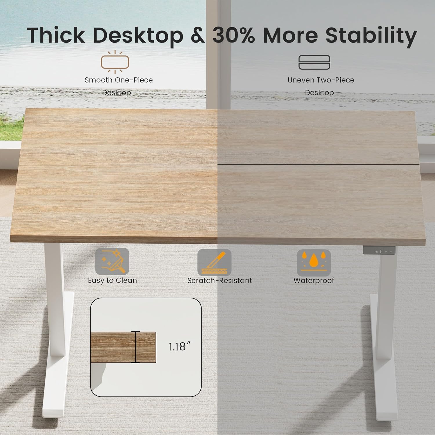 Electric Standing Desk with St - Office Furniture Credenza 리뷰 및 가격
