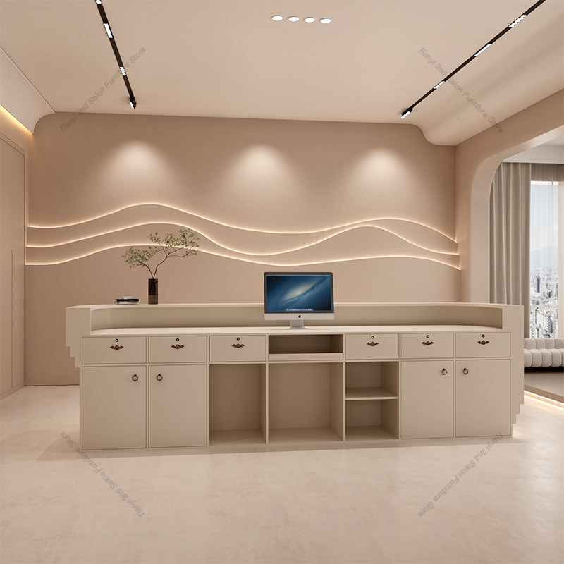 Nordic Cream Style Cashier Cou - Office Furniture Store 리뷰 및 가격
