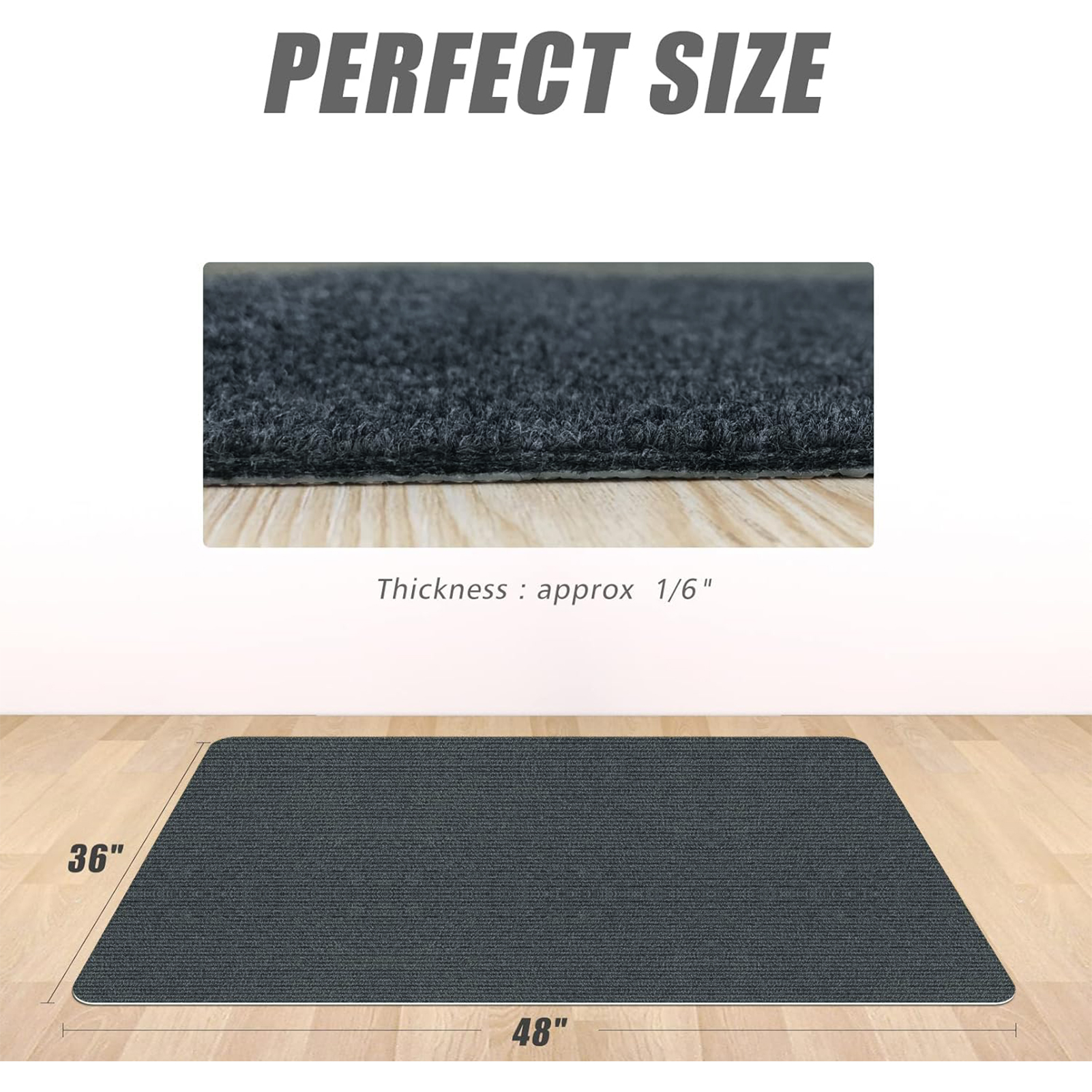 Chair Mat 90x120cm Wear-resist - Chair Mat Hard Floor 리뷰 및 가격