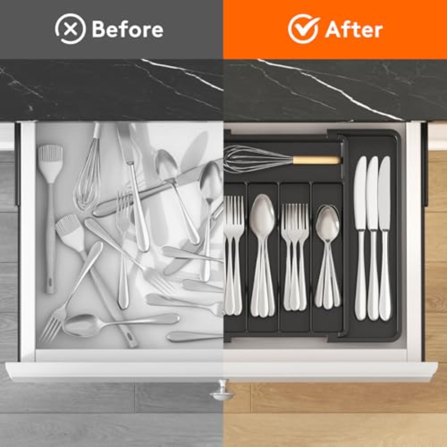 Expandable Silverware Organize - Drawer Organizer Tray 리뷰 및 가격