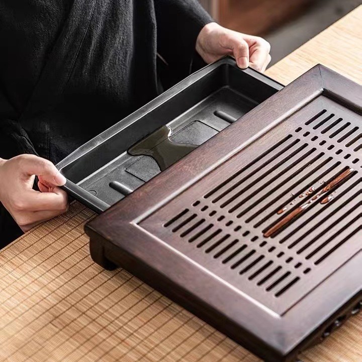 Wooden Tea Set with Water Stor - Drawer Organizer Tray 리뷰 및 가격