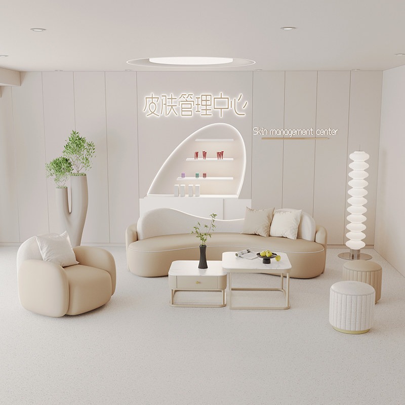 Nordic Cream Style Beauty Salo - Office Furniture Store 리뷰 및 가격