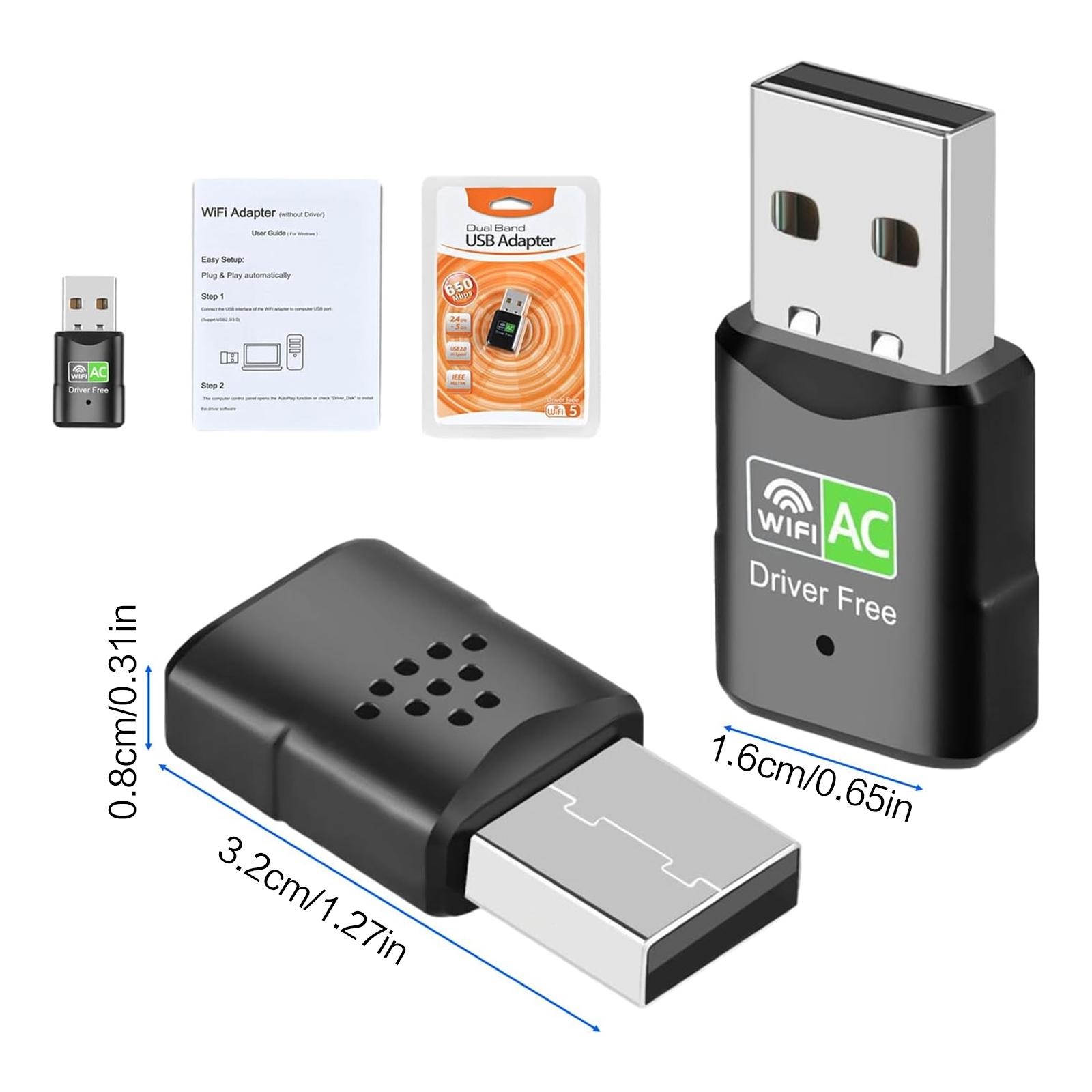 AC600 USB WiFi Adapter, Dual B - Adjustable Laptop Table 리뷰 및 가격
