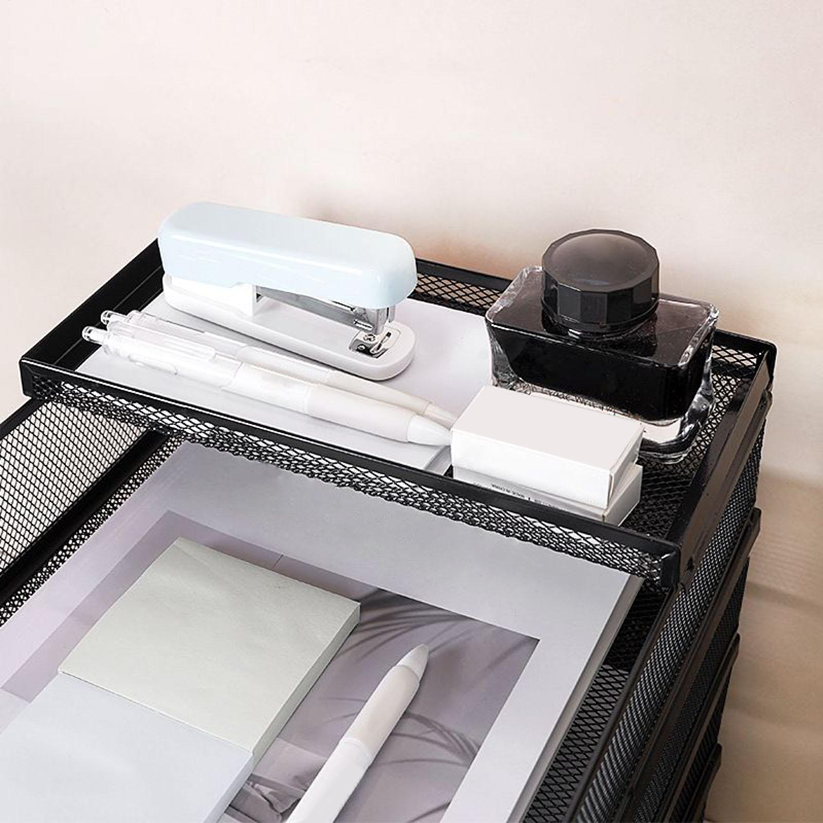 Desk Trays Metal Mesh Stackabl - Drawer Organizer Tray 리뷰 및 가격
