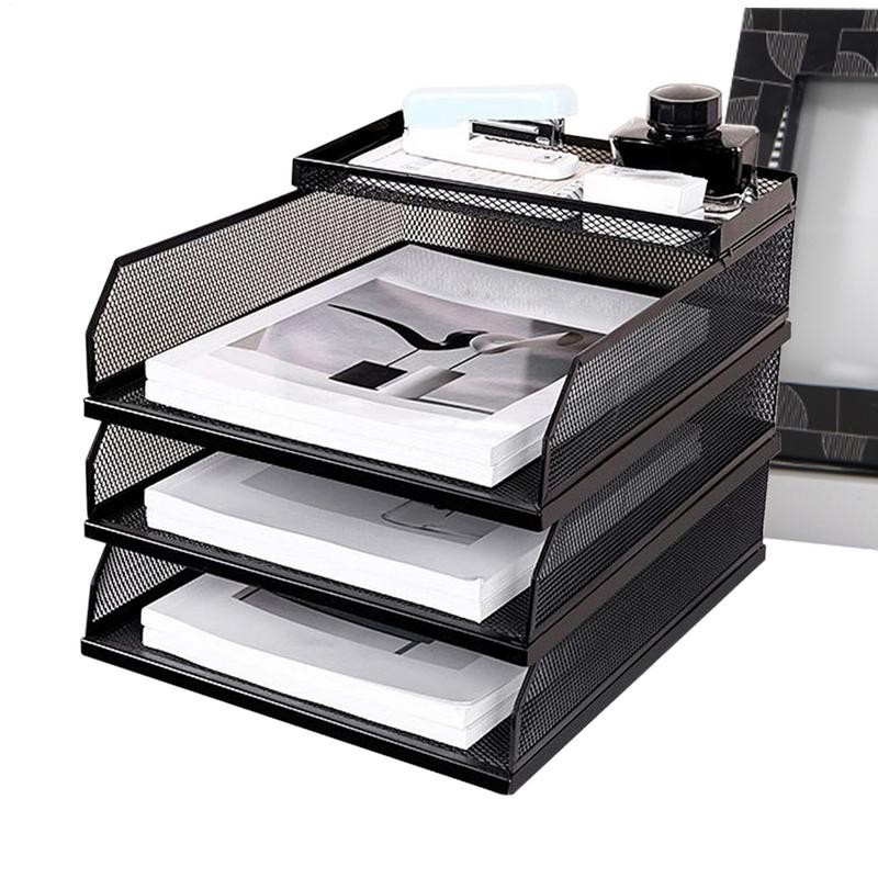 Desk Trays Metal Mesh Stackabl - Drawer Organizer Tray 리뷰 및 가격