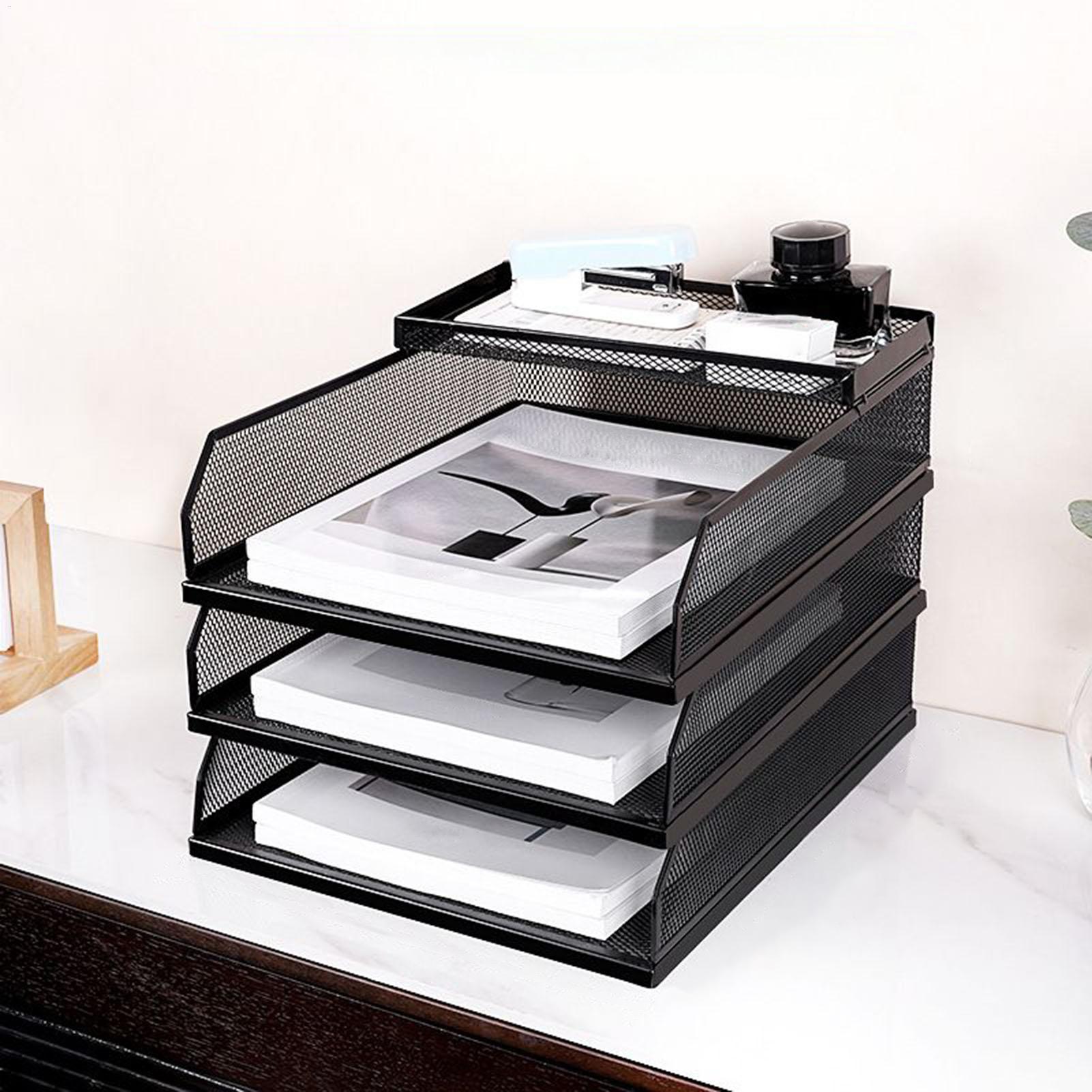 Desk Trays Metal Mesh Stackabl - Drawer Organizer Tray 리뷰 및 가격